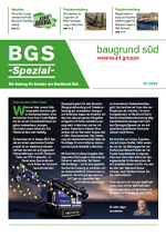 Titelseite der BGS News 12/2024 mit dunklem Farbbalken und Bild
