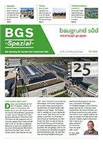 Titelseite des BGS-Newsletters 